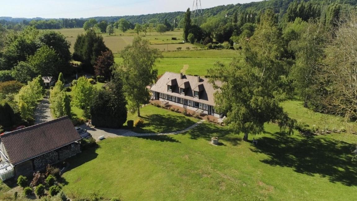 Les Mouettes - La Paix Du Bord De Seine Villa Berville-sur-Seine Exteriör bild